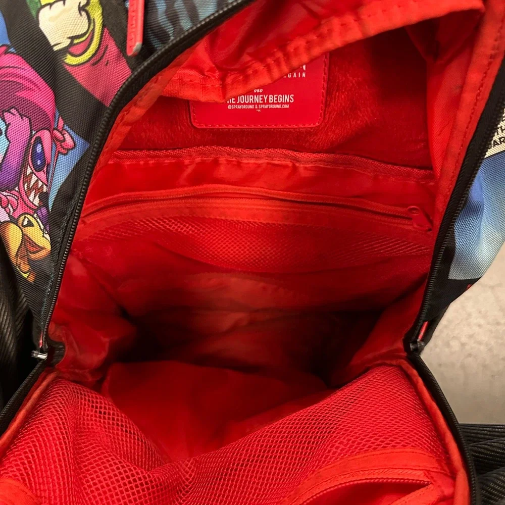 Sprayground Money Bear Limited Edition Comic Book Backpack Green Bear Cash